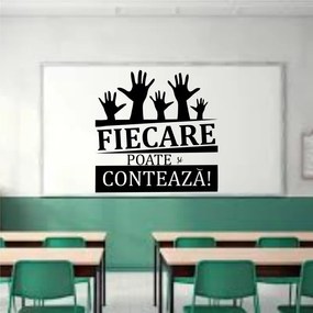 Sticker perete Fiecare conteaza