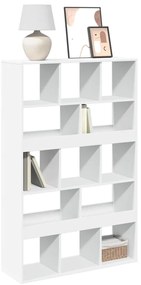 vidaXL Bibliotecă, alb, 100x33x156,5 cm, lemn prelucrat