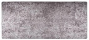 vidaXL Covor lavabil, gri, 80x300 cm, antiderapant