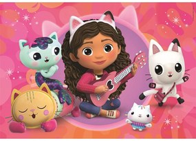 Gabby&#039;s Dollhouse Cat-world Puzzle Clementoni 2x20 piese