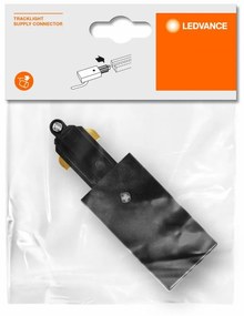 TRACKLIGHT SUPPLY CONNECTOR BK LEDV