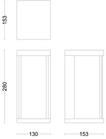 Aplică LED de exterior Philips KYRIE LED/12W/230V IP44