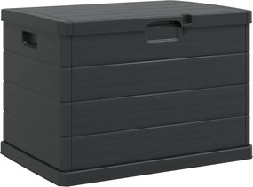 vidaXL Cutie de depozitare pentru grădină Antracit 77,5 x 54,5 x 53 cm
