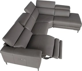 Coltar dreapta design italian LUX tapitat cu piele naturala Alfredo