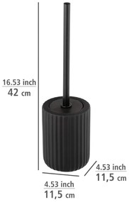 Perie de toaletă Wenko Belluno, negru