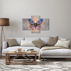 Tablou - Fluture steampunk (90x60 cm)