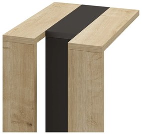 Măsuță auxiliară cu aspect de lemn de stejar 40x30 cm Macha – Marckeric