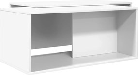 vidaXL Set de măsuțe de cafea 2 pcs Alb Lemn compozit