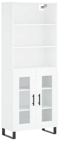 3189341 vidaXL Dulap înalt, alb, 69,5x34x180 cm, lemn compozit