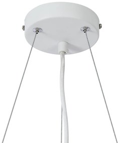 Lampă suspendată modernă cu imprimeu lemn cu alb 6 lumini - Jeana Circle