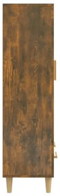 Dulap inalt, stejar fumuriu, 70x31x115 cm, lemn compozit Stejar afumat, 1