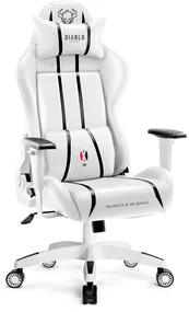 Scaun gaming Diablo X-One 2.0 Small: Alb-Negru