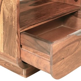Noptiera cu sertar, lemn masiv de sheesham, 40 x 30 x 50 cm 1