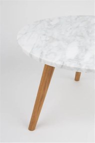 Măsuță Zuiver White Stone, 40 cm