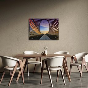Tablou - Pod cu arhitectură modernă (70x50 cm)