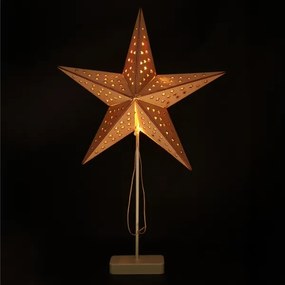 Brilagi - Stea LED de Crăciun, 62 x 40 cm, alimentare 3x AA