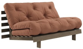 Canapea portocaliu arămiu extensibilă 140 cm Roots – Karup Design