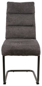 Scaun tapitat Berry Brego 18 gri inchis