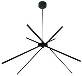 Lustra LED design modern SPIDER negru P0412 MX
