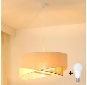 Lustră LED pe cablu Brilagi LYRA 1xE27/15W/230V crem/bej