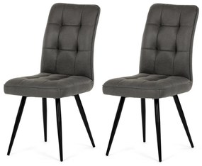 Set de scaune de sufragerie Vintage DCL-D1250GREY3, 2 buc