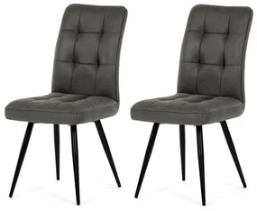 Set de scaune de sufragerie Vintage DCL-D1250GREY3, 2 buc