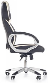 Scaun de birou Barton negru alb