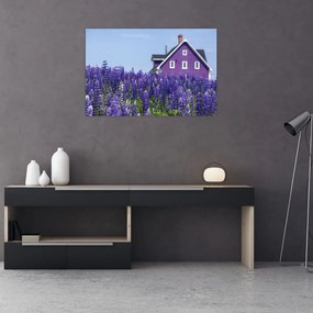Tablou cu câmp de lavanda (90x60 cm)