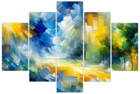 Tablou - Zi însorită abstractă (150x105 cm)