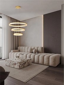 Lustra suspendata LED CCT design circular Luana 80cm NVL-9130637