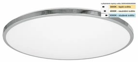 Plafonieră LED pentru baie Top Light SILVER LED/24W/230V IP44 d. 39 cm crom lucios