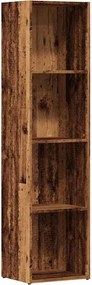vidaXL Bibliotecă, lemn vechi, 36 x 30 x 143 cm, lemn prelucrat