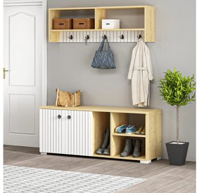 Mobilier Hol Vabite 1 (alb + stejar zafir) . 1093909