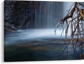 Tablou - Laguna de iarnă (70x50 cm)