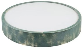 Brilagi - Plafonieră PINO, 3 x E27, 15 W, 230 V, pin/verde, Ø 47,5 cm