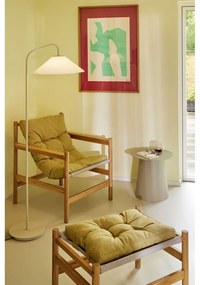 Lampadar crem cu abajur din sticlă (înălțime 158 cm) Solid – Hübsch