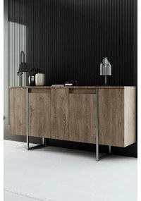 Dulap Luxe Walnut and Silver