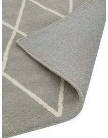 Covor gri handmade din lână 80x150 cm Albany – Asiatic Carpets