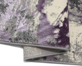 Covor Modern Living, Dormitor Dreptunghiular Milano 0596B Lila (Alege dimensiunea: 100 x 200)