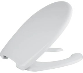 Sapho - Capac WC pentru persoane cu dizabilități alb/duroplast
