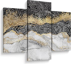 Tablou - Mandala în marmură (90x60 cm)