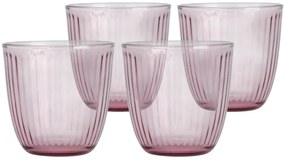 Set de pahare roz 295 ml, 6 buc