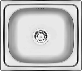 Chiuveta Deante Doppio inox satinat 48x43 cm