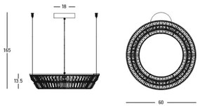 Suspensie  23046 Zambelis LED, Grecia