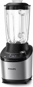 La mâna a doua: Blender Philips HR3760/00, 1500W, 2L, ProBlend Ultra, Viteza mare, Pulse, Aplicatie NutriU, Negru