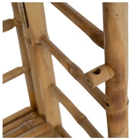 Etajeră în culoare naturală din bambus 61x104x34 cm Manali – Ixia