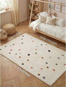 Covor pentru copii crem lavabil/țesut manual din bumbac 140x200 cm Snuggle Pippo – Hanse Home