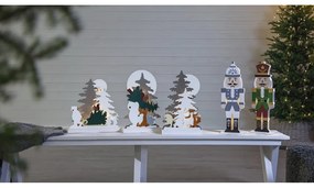 Decorațiune luminoasă albă de Crăciun Forest Friends – Star Trading