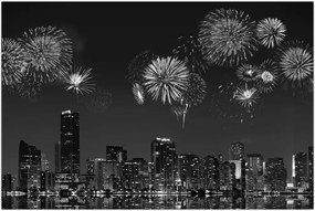 Tablou - Artificii in Miami (90x60 cm)
