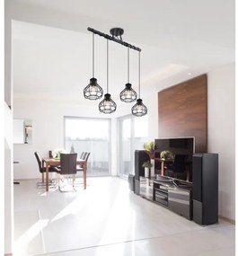 Lustră pe cablu Globo 15388-4D CLASTRA 4xE27/60W/230V